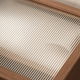 Wooden Tissue Box Cover – Ribbed Glass Top, Desk and Bedside Napkin Holder