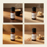 Wooden Aromatherapy Diffuser Set – Natural Scent Release with Essential Oil for Desk Office Bedroom