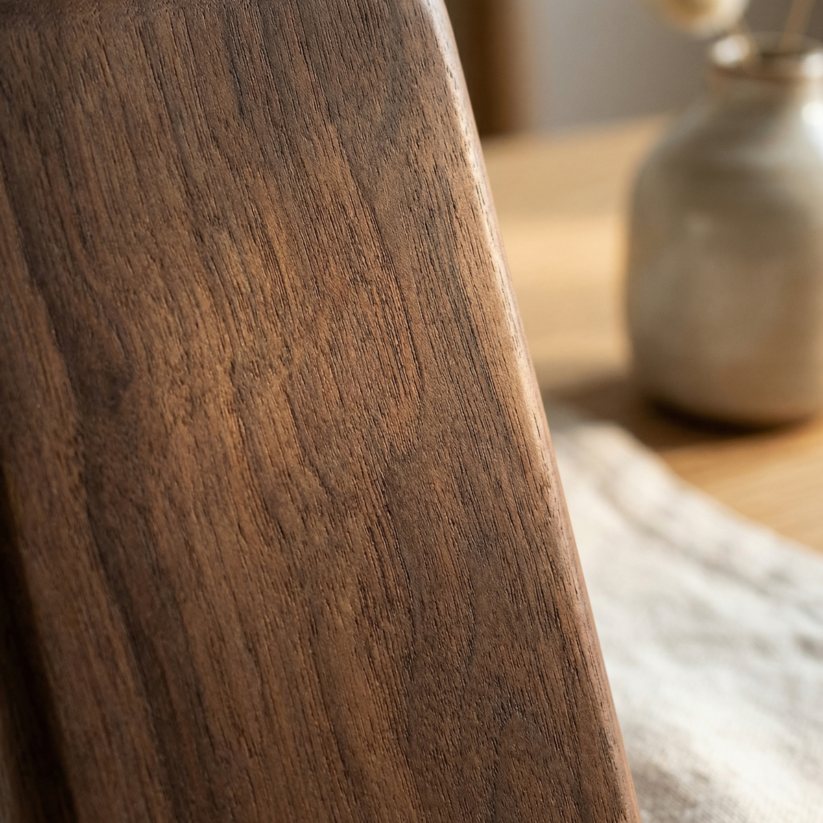 Solid Walnut & Brass