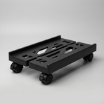 Adjustable Mobile CPU Stand – Rolling Tower Holder with Ventilation and Brake Wheels for Office