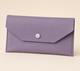 Slim Cash Envelope Wallet – PU Leather Snap Pouch Budget Organizer Women Purse