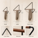 Nordic Corner Coat Rack – Wall Mounted Minimalist Metal Hanger Bedroom Entryway