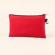 Canvas Zipper Pouch – Document Organizer Bag for Office School Travel Storage