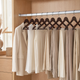 Wooden Coat Hangers with Non-Slip Bar – Suit Jacket Shirt Closet Storage Set