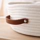 Oval Woven Storage Basket – Bathroom Organizer Toilet Paper Holder Desk Tray