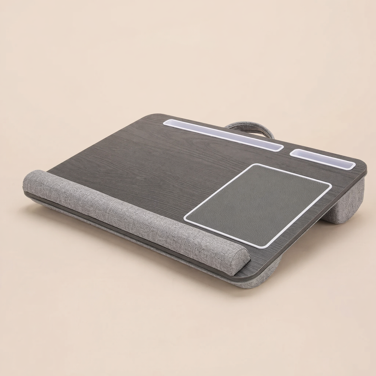 Cushioned Lap Desk with Built-In Mouse Pad – Portable Laptop Table for Bed and Sofa Use