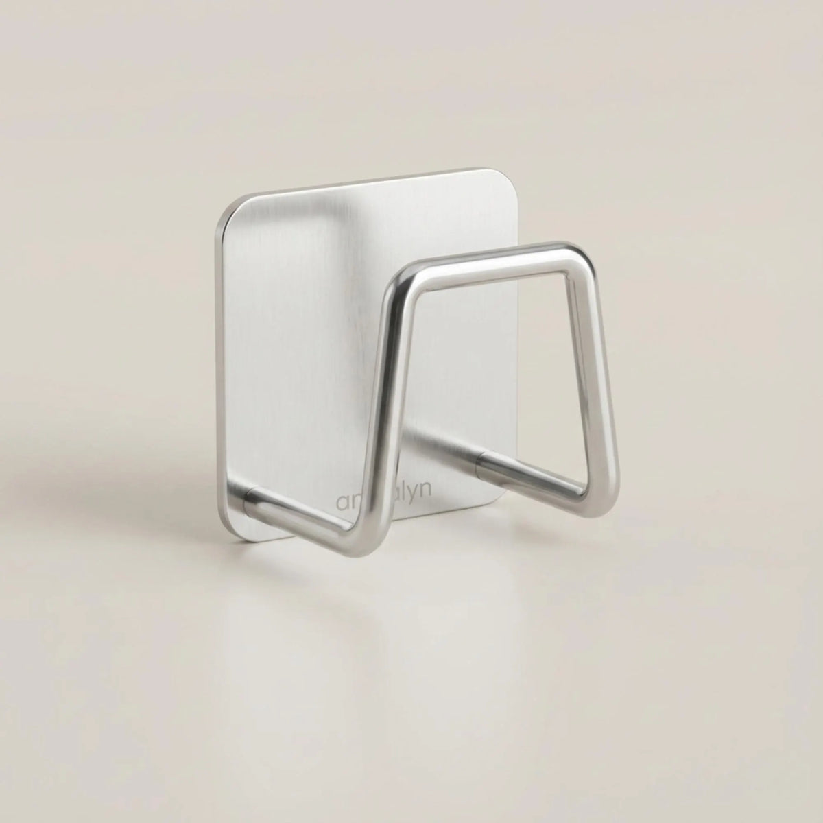Adhesive Kitchen Hooks – Space Saving Stainless Steel Holder for Sponges, Cutting Boards & Cabinet Doors