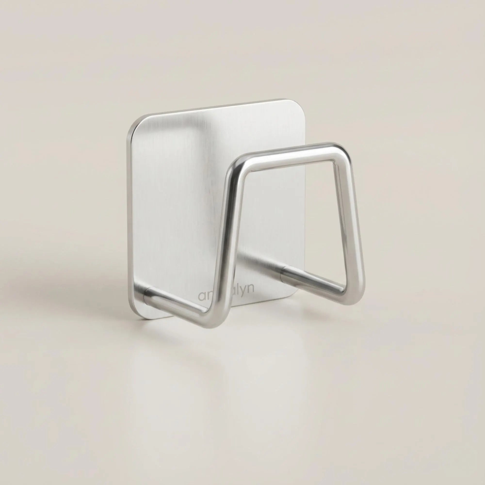 Adhesive Kitchen Hooks – Space Saving Stainless Steel Holder for Sponges, Cutting Boards & Cabinet Doors
