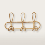 Rattan Wall Hook Rack – Handwoven Natural Storage for Coats, Hats, Bags – Entryway Bedroom Bathroom