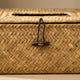 Rectangular Rattan Tissue Box Cover – Handwoven Straw Holder for Bathroom, Bedroom, Office Decor