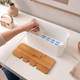 Cable Management Box with Bamboo Lid – Cord Organizer for Desk Power Strip and TV Wires