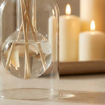 Glass Aromatherapy Diffuser - 130ml, Scandinavian Minimal Home Decor for Office Spa Kitchen Gifts