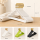 Clothes Hangers Set of 10 – Plastic Body Gold Hook Closet Organizer Coat Hanger