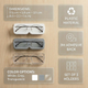 Wall Mounted Sunglasses Holder – Adhesive Eyewear Storage Organizer for Glasses, Entryway Closet Wall
