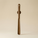 Long Handled Shoe Horn – Wooden Magnetic Wall Mount Entryway Organizer Mobility Aid Dressing Tool