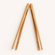 Bamboo Food Tongs Set of 2 – Kitchen Tongs for Toast Bread Tea Sugar Salad
