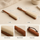Soft Bed Brush with Wooden Handle – Natural Bristles for Bedding Sofa Furniture Cleaning