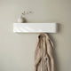 Floating Wall Coat Rack with Hidden Hooks & Shelf – Wall-Mounted Coat Organizer for functional decor