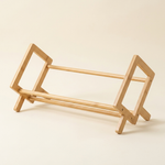Bamboo Desktop Bookshelf – Desk Book Organizer, Small Bookcase, Home Office Storage
