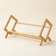 Bamboo Desktop Bookshelf – Desk Book Organizer, Small Bookcase, Home Office Storage