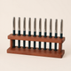 Wooden Pen Stand Desk Organizer – Minimalist Office Storage for Pens and Stylus