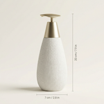Minimalist Soap Dispenser – Ceramic 400ml Soap Pump for Bathroom or Kitchen Decor