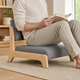 Floor Chair Low Seat – Japanese Style Wood Frame Living Room Bay Window Sofa
