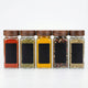 Glass Spice Jar Set with Wooden Bamboo & Rosewood Lids – 120ml with Labels, Kitchen Organisation