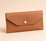 Slim Cash Envelope Wallet – PU Leather Snap Pouch Budget Organizer Women Purse