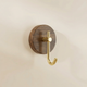 Minimalist Gold Walnut Wall Hook – Self Adhesive Coat Hook for Kitchen, Bathroom & Modern Decor
