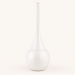 Sculptural Toilet Brush with Holder – Long Handle Bathroom Brush, Minimalist Design