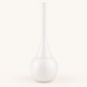 Sculptural Toilet Brush with Holder – Long Handle Bathroom Brush, Minimalist Design