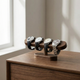 Watch Display Stand – Freestanding T-Bar Organizer for Desk Dresser Nightstand Walnut Wood