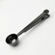 2-in-1 Stainless Steel Coffee Scoop with Bag Sealing Clip – Measuring Spoon for Coffee Storage
