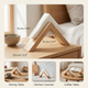 Wooden Napkin Holder – Triangular Tabletop Organizer for Kitchen Bathroom Dining Room Decor