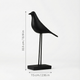 Minimalist Resin Bird Figurine – Freestanding Shelf Accent for Living Room, Bedroom & Office Desk Decor
