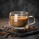 Double Wall Glass Coffee Mug – Heat Resistant Borosilicate Latte Cup, Clear Minimalist Drinkware