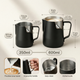 Coffee Latte Scale Cup – 304 Stainless Steel Milk Frothing Pitcher with Internal Scale