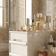 Compact Cosmetic Storage Box - Multi-Purpose Desk & Makeup, bathroom counter Organizer, bedroom vanity storage