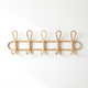 Rattan Wall Hook Rack – Handwoven Natural Storage for Coats, Hats, Bags – Entryway Bedroom Bathroom