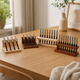 Wooden Pen Stand Desk Organizer – Minimalist Office Storage for Pens and Stylus