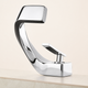 Basin Faucet Deck Mounted – Single Hole Hot Cold Brass Mixer Tap for Bathroom Sink