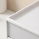 Compact Cosmetic Storage Box - Multi-Purpose Desk & Makeup, bathroom counter Organizer, bedroom vanity storage