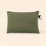 Canvas Zipper Pouch – Document Organizer Bag for Office School Travel Storage