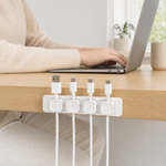 Magnetic Cable Organizer – Self-Adhesive Desk Wire Clips for USB Cord Management