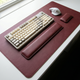 Leather Desk Mat with Wrist Rest – Waterproof, Keyboard Mouse Support, Office & Gaming Setup