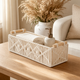 Macrame Storage Basket with Wood Handles – Woven Organizer for Bathroom Living Room