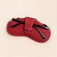 Sunglasses Case Pouch – Sandal Shaped PU Leather Eyewear Bag Portable Glasses Protector