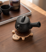 Turtle Wood Coaster – Black Walnut Drink Mat Table Protector Desk Decor Gift