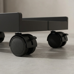 Adjustable Mobile CPU Stand – Rolling Tower Holder with Ventilation and Brake Wheels for Office
